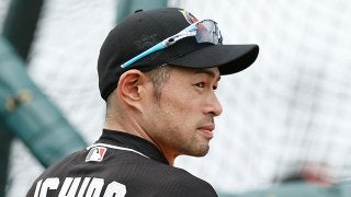 負傷のイチロー、全体練習回避　マーリンズ監督「彼は大丈夫だと思う」