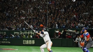 侍ジャパン、5回に一挙5得点で6点差に　松田は3ランで絶叫「熱男～！」
