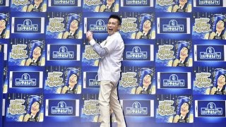 柳沢慎吾が2倍速で始球式「本当は15分の始球式、1分にまとめたよ」…『明日のレモンサワー』新発売記念イベント