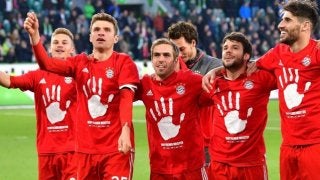 バイエルンが敵地で大勝、ブンデスリーガ5連覇を達成