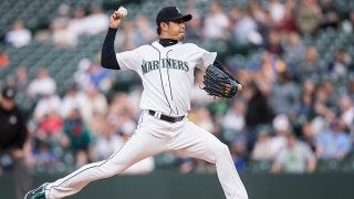 岩隈久志、打球直撃も6回途中3失点の力投、降板後に同点で初勝利ならず