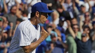 上原浩治、9回無死満塁で圧巻投球　全球ストライクで初セーブ「素晴らしい」