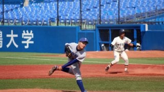 長谷川が7回1失点！法大が東大相手に辛うじて逃げ切り勝ち！【東京六大学野球】