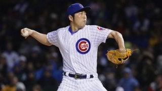 上原浩治が今季6ホールド目、同点のランナーを残して降板もカブスは競り勝つ