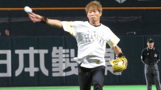 「EXILE」KEIJIがヤフオクDで始球式、ノーバン投球も「ビビっちゃいました」