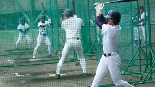 【静岡高校】4つのゲージで実践を想定した打撃練習