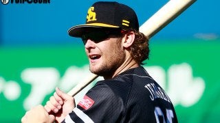 ソフトBジェンセン、来日1号は145M特大弾、指揮官「2回に分けてほしい…」