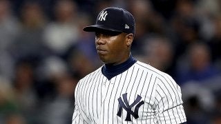 チャプマン、165.6キロで今季MLB最速“奪還”　1試合で4球がトップ10入り