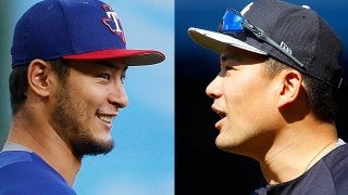 ダルビッシュvs田中将大の直接対決は悪天候予報で開始遅れる