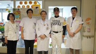 ソフトB工藤監督が小児医療センター訪問「こちらが元気をもらえました」