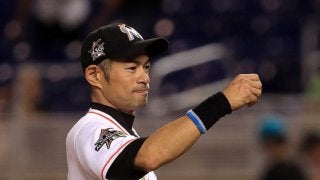 【MLB】イチロー美技に歓声！　左邪飛をスライディング好捕→間一髪で壁に激突回避