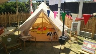 モデルハウスを活用した「キャンプのできる家」オープンハウス開催