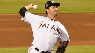 田澤純一、わずか7球で3者凡退の好救援、強烈投手返しにも見事に反応