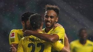 ドルトムントがミランに勝利、オーバメヤンが2ゴールの活躍