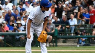 【MLB】上原浩治、8回に場外ソロ弾浴びてガックリ…チームはシカゴ対決敗れる