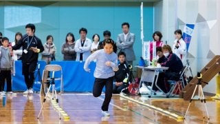 活躍できるスポーツをアドバイスする子ども向け「スポーツ能力測定会」開催