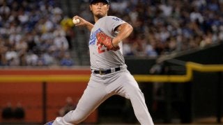 ダルビッシュ粘投で移籍後2戦連続2桁K、5回5安打2失点で8勝目の権利