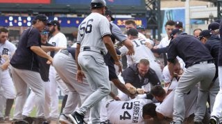 【MLB】ヤンキースVSタイガースで大乱闘発生、死球の応酬でカブレラ含む8人退場