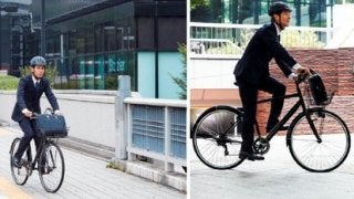 スーツで乗りやすい自転車「オフィスプレストレッキング」リニューアル発売