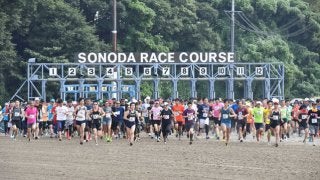 競馬場を走るランニングイベント「ダートランin そのだけいば」10月開催