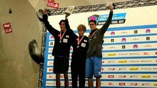 緒方良行、楢崎明智がワンツーフィニッシュ！／世界ユース選手権 インスブルック2017【ボルダリング／ジュニア】
