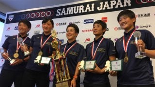 初代アジア女王の侍J女子代表が会見、同世代U-18代表に刺激を受けて優勝