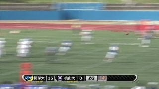 関西学院大学 vs 桃山学院大学 (王子スタジアム)
