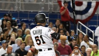 イチロー4試合ぶりスタメン落ち、代打で一ゴロ　青木宣親も無安打に終わる