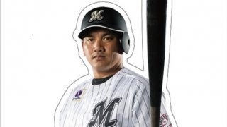 ロッテが24日引退試合で井口の日米3球団ユニホーム等身大パネルを設置