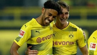 ドルトムント6発快勝、オーバメヤンがハットトリック達成