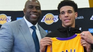 レイカーズ球団社長のマジック・ジョンソン、ロンゾ・ボールがリアリティショーに出演することに懸念