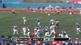 関西学院大学 vs 甲南大学 (王子スタジアム)