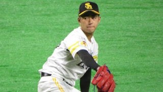 2球種で1軍打者を手玉、大物感抜群、ホークス紅白戦で輝いた18歳左腕