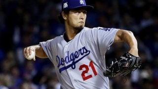 ダルビッシュが初回に1点先制許す、1死からシュワーバーに左中間ソロ被弾