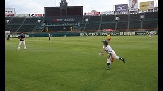 特別イベント「甲子園球場でキャッチボールをしよう！」開催…甲子園歴史館