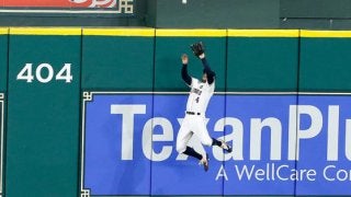 【MLBプレーオフ】アストロズ中堅手が超美技で失点危機阻止「生涯最高のキャッチ」と自画自賛