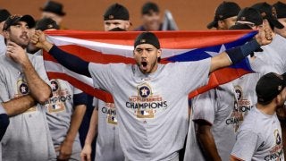 【MLBプレーオフ】「世界で一番幸せな男にしてくれた」-アストロズ主砲がWS制覇後にプロポーズ