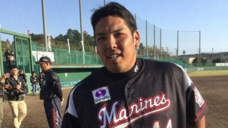 ロッテの「アジャ」井上、紅白戦4番で一発　練習の成果実感「間違ってない」