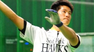 “侍戦士”ホークス上林、「似てると言われていた」稲葉監督から「学べれば」