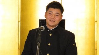 日ハムと仮契約の清宮、一問一答　中田の言葉に「まだ宝だとか、そんな…」