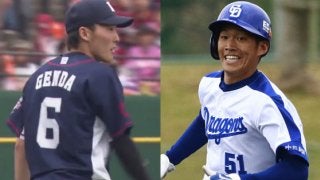 【NPBアワード】新人王はセが中日・京田、パが西武・源田！　21年ぶり両リーグ野手が受賞