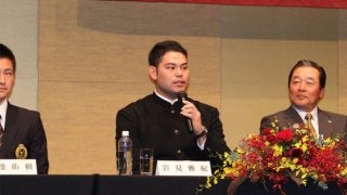 思い描く広島・加藤との対決、楽天ドラ2岩見の加入に梨田監督「心強く思う」