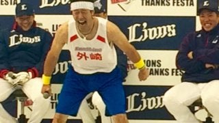 「もういいや」と捨て身の覚悟!?　サンシャイン外崎が西武ファン感で絶叫