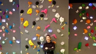 光と音で教えてくれる「みちびクライミング」が登場