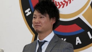 ハム西川、6200万円増の年俸1億6200万円で更改「すごく評価してもらえた」