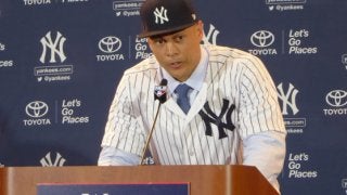 【MLB】スタントンがヤンキース移籍会見、背番号「27」で「人生の新章が始まる」