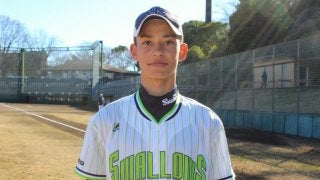 176cmの長身からMAX119km/hのストレートを投じる本格派 ハッブス大起（東京ヤクルトスワローズジュニア）