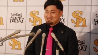 ホークス森、大台突破1.3億円で更改　ライバルは岩嵜「絶対追い越さないと」