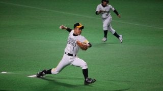 【未来のスター候補】新垣渚監督も太鼓判を押す身体能力 中尾湊（福岡ソフトバンクホークスジュニア）