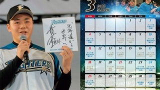 日本ハムが「オーダーメイドカレンダー2018」の受注開始